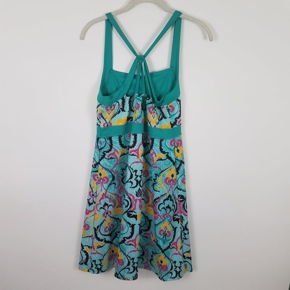 SOYBU Vibrant Paisley Print Athletic Yoga Dress M - Picture 2 of 7